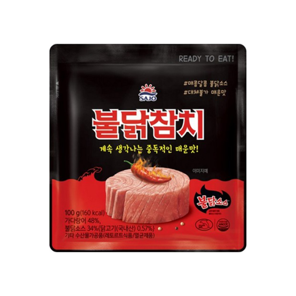 사조 불닭참치 파우치 100g